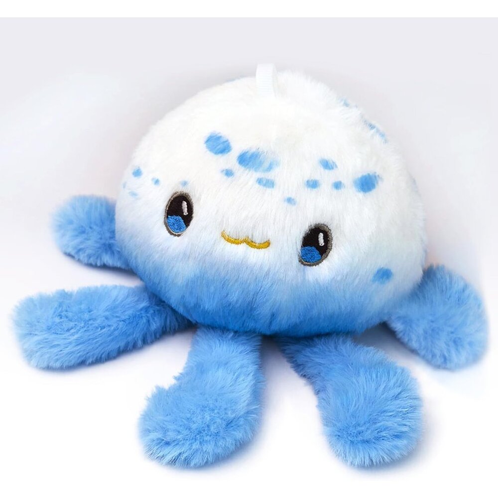 Blue and White Stuffed Sea Animal, Ocean Stuffed Animals Toys for Ocean